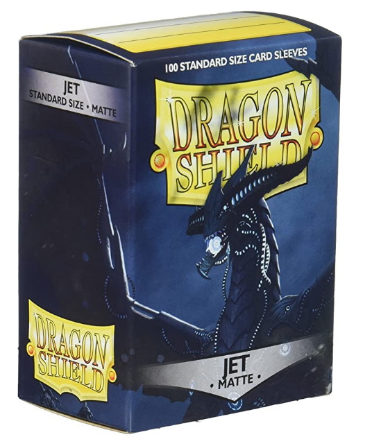 Dragon Shield: Jet Matte Standard Sleeves (100)