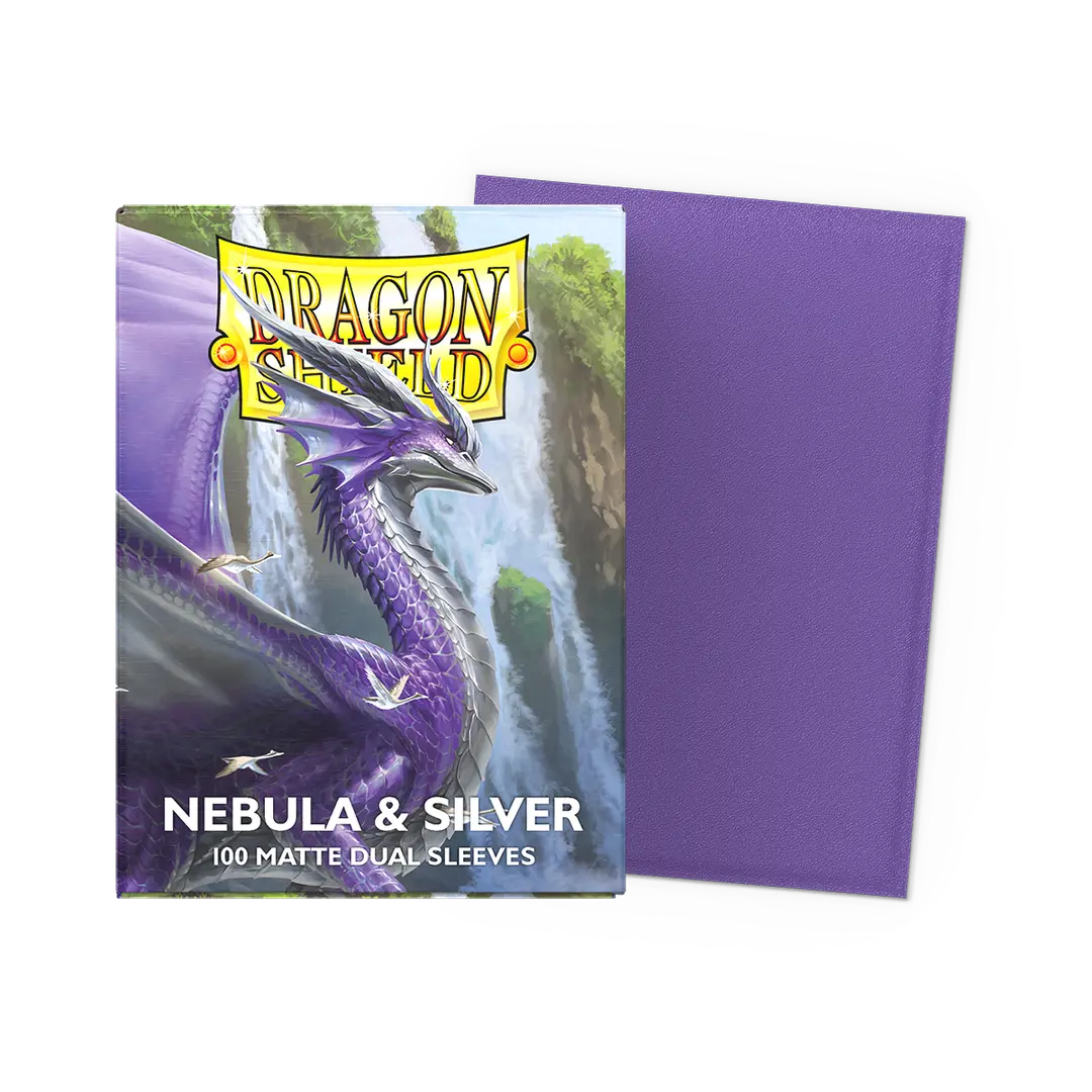 Dragon Shield: Nebula & Silver Matte Dual Sleeves (100)