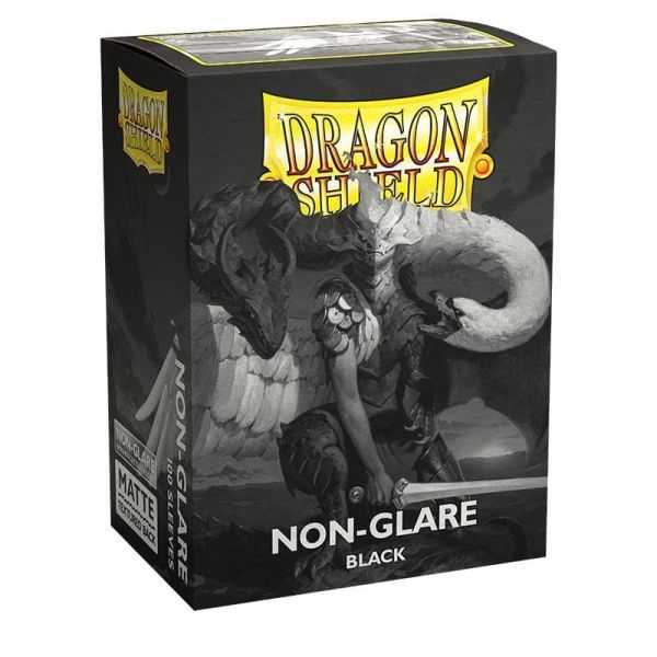 Dragon Shield: Non-Glare Black Matte Sleeves (100)