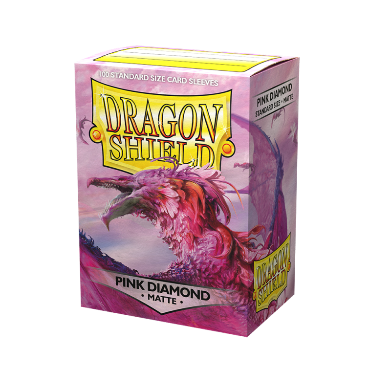 Dragon Shield: Pink Diamond Matte Standard Card Sleeves (100)