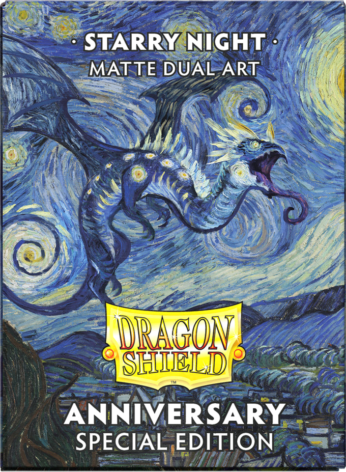 Dragon Shield: Starry Night Matte Dual Art (Anniversary Special Edition; 100 Sleeves)