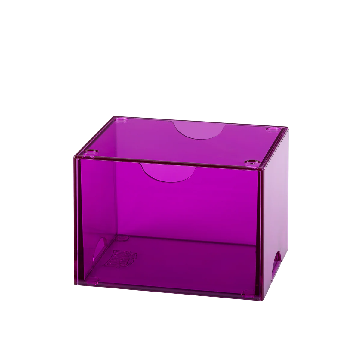 Dragon Shield: Strongbox 100+ Card Deck Box - Clear Purple