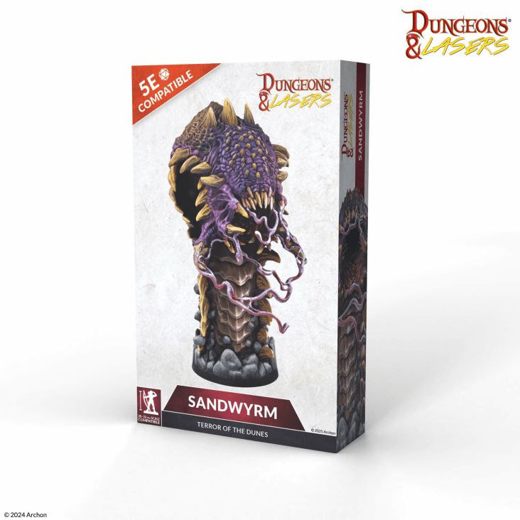 Dungeons & Lasers Miniatures: Sandwyrm - Terror of the Dunes