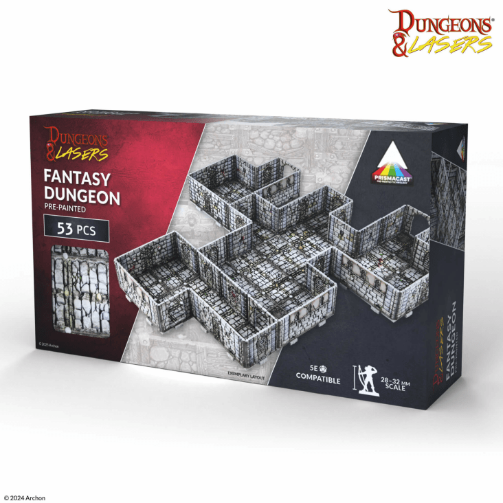 Dungeons & Lasers: Fantasy Dungeon (Pre-Painted)