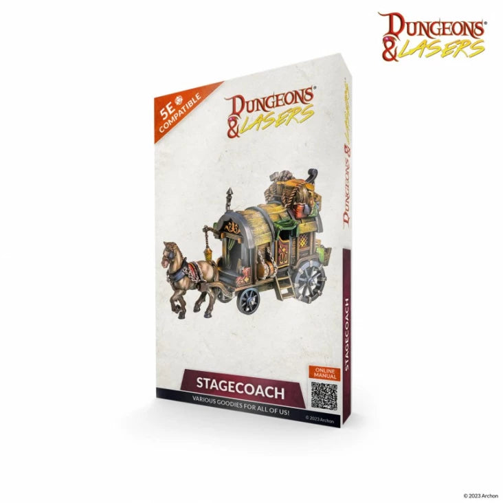 Dungeons & Lasers Miniatures: Stagecoach
