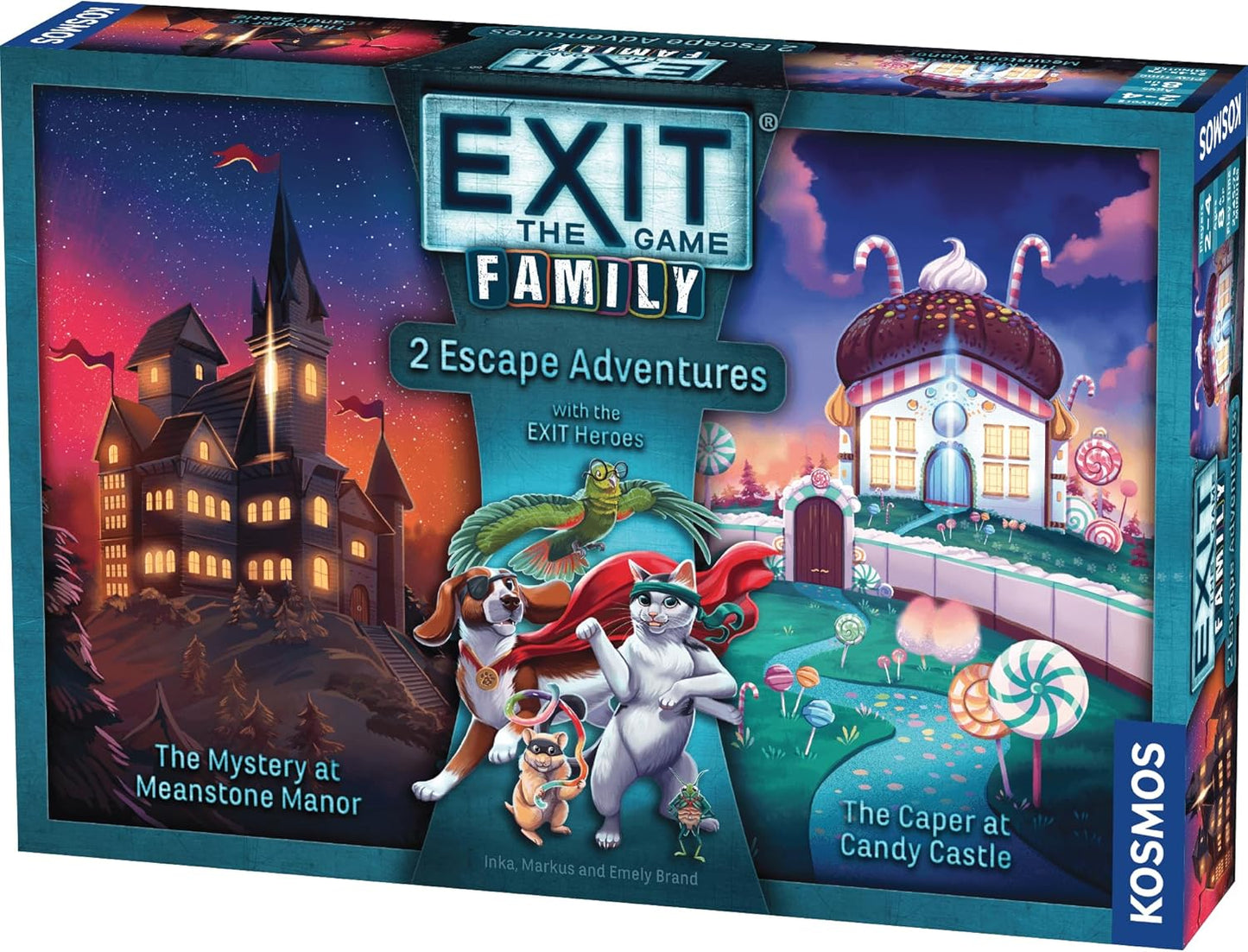 Exit: The Game (Family Edition) - The Mystery at Meanstone Manor & The Caper at Candy Castle