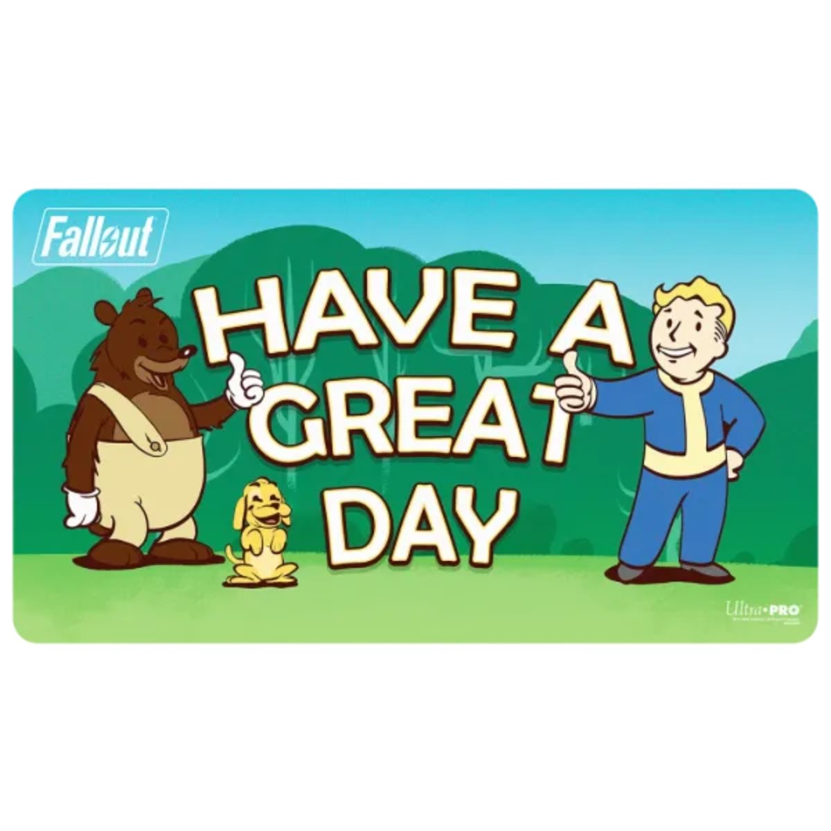 Fallout: Playmat - Vault Boy Have A Great Day