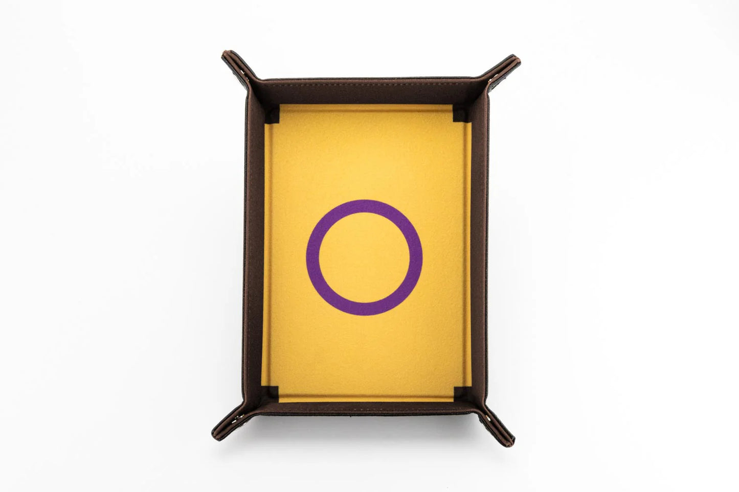 Intersex Flag Fold-Up Dice Tray