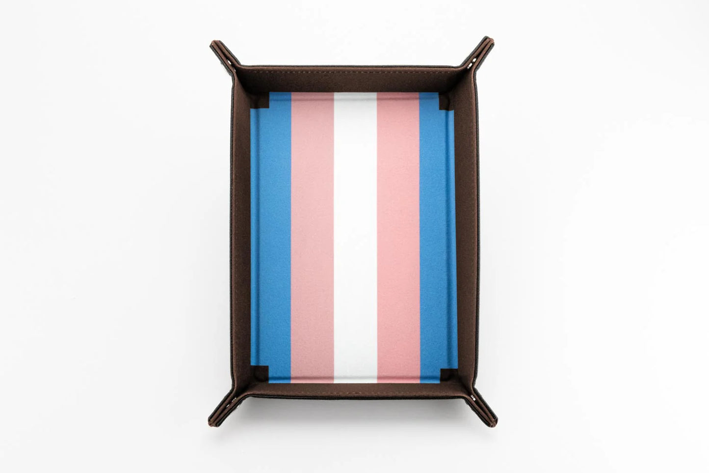 Transgender Flag Fold-Up Dice Tray
