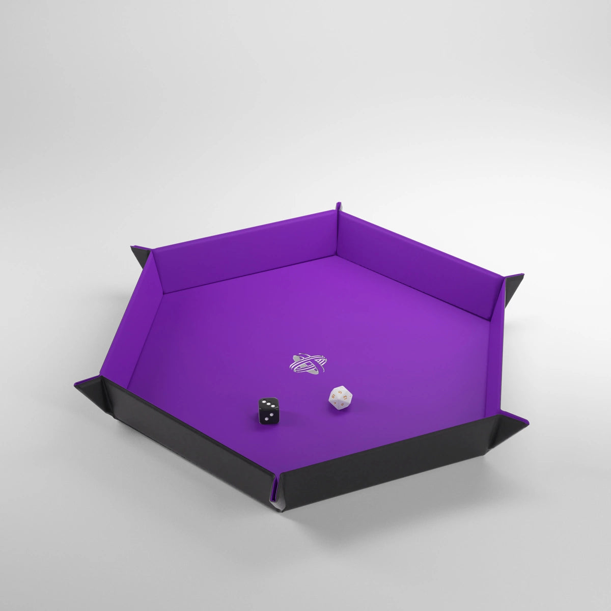 Gamegenic: Hexagonal Magnetic Dice Tray (Black/Purple)