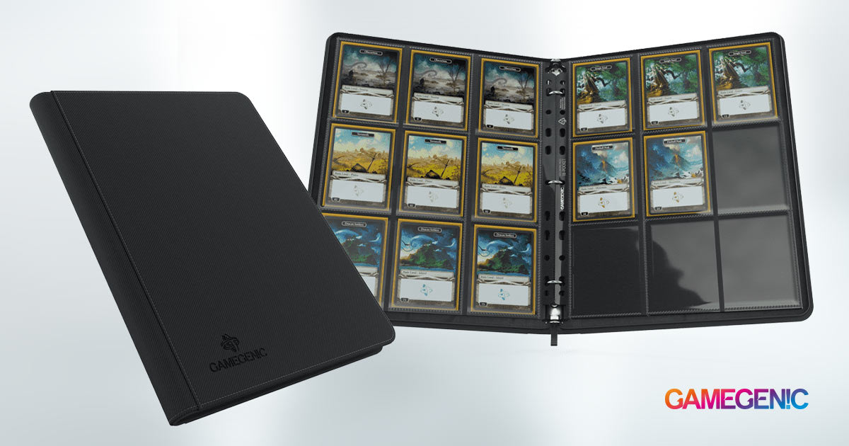 GameGenic: Zip-Up Ring-Binder Slim - Black