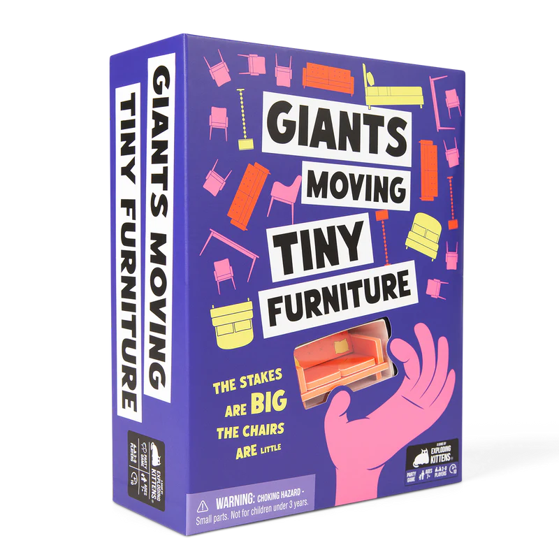 Giants Moving Tiny Furniture