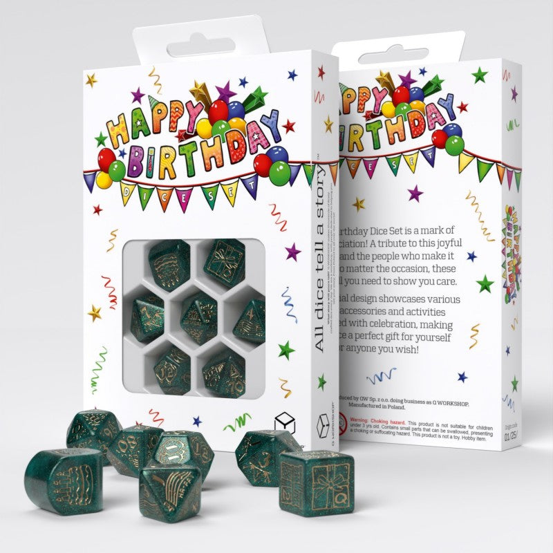 Happy Birthday Dice Set: Balloons