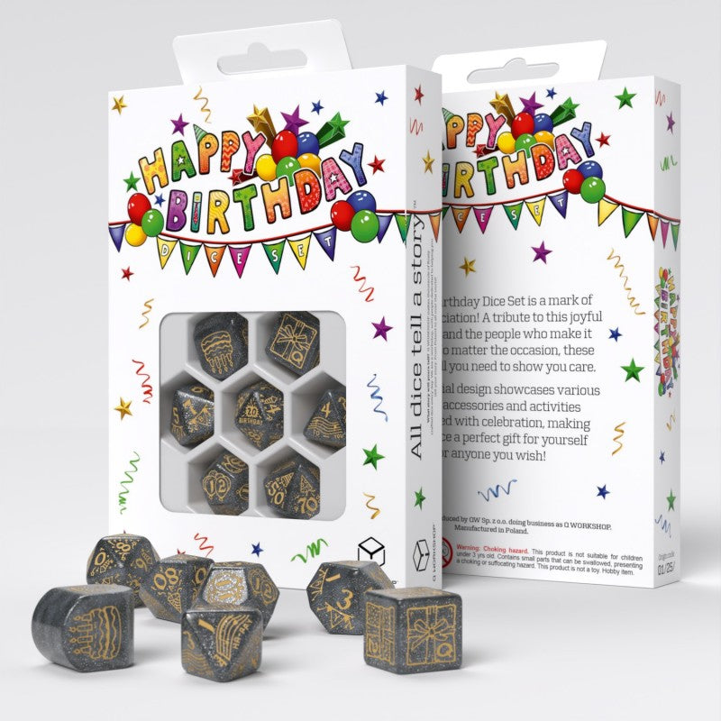 Happy Birthday Dice Set: Confetti