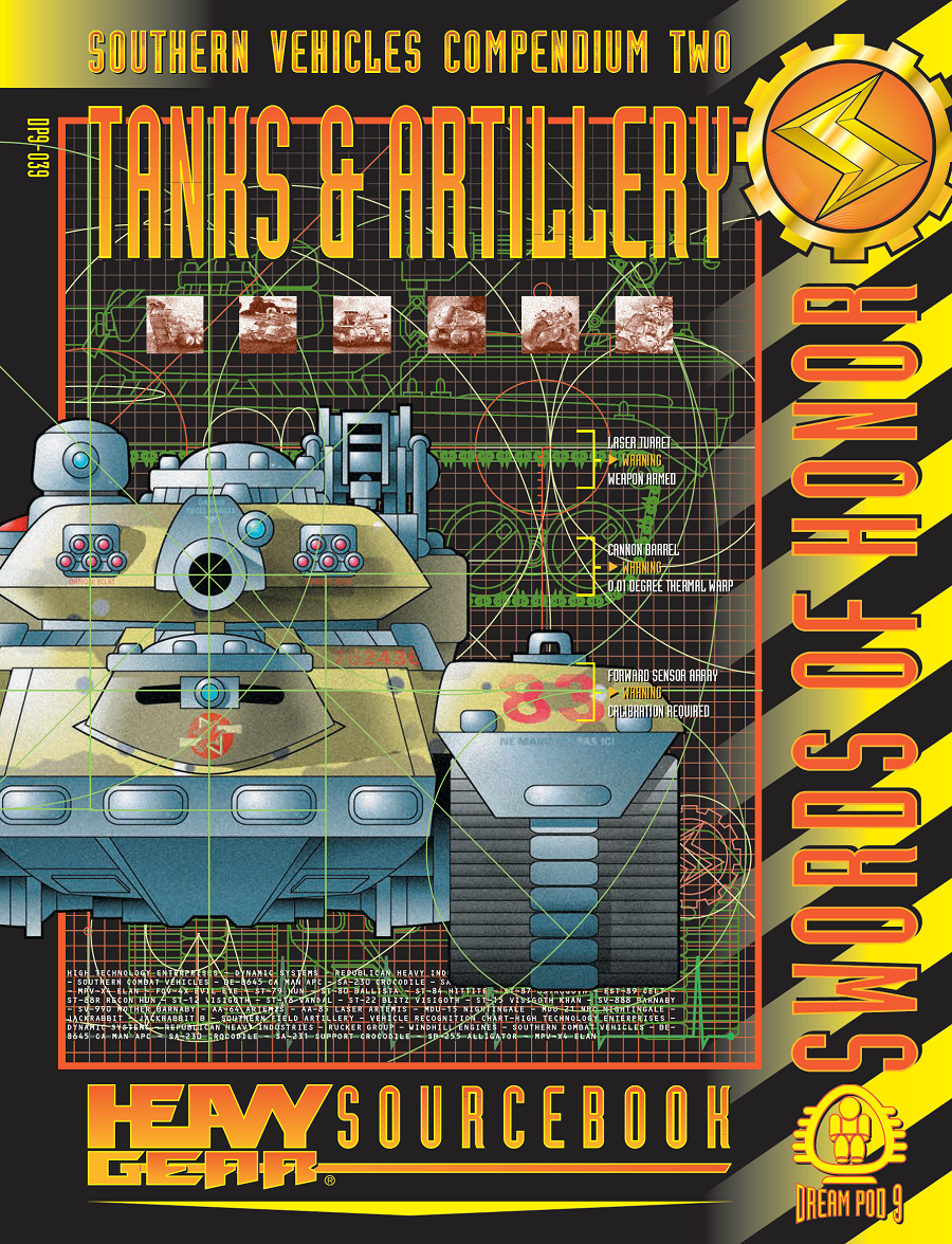 Heavy Gear: Southern Vehicles Compendium Two - Tanks & Artillery