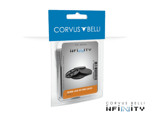 Infinity: Corvus Belli - 55mm Line of Fire Bases