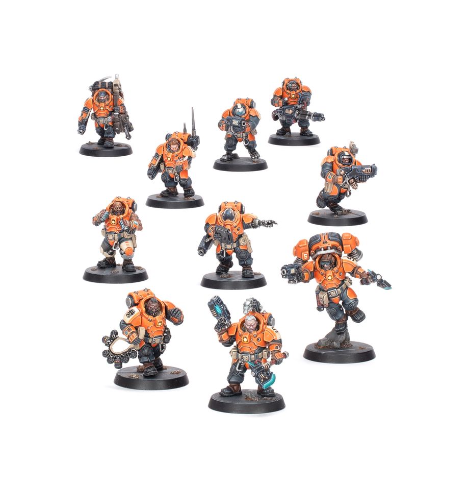 Warhammer 40,000 Kill Team: Hearthkyn Salvagers - Leagues of Votann Elite Hulk-Delvers