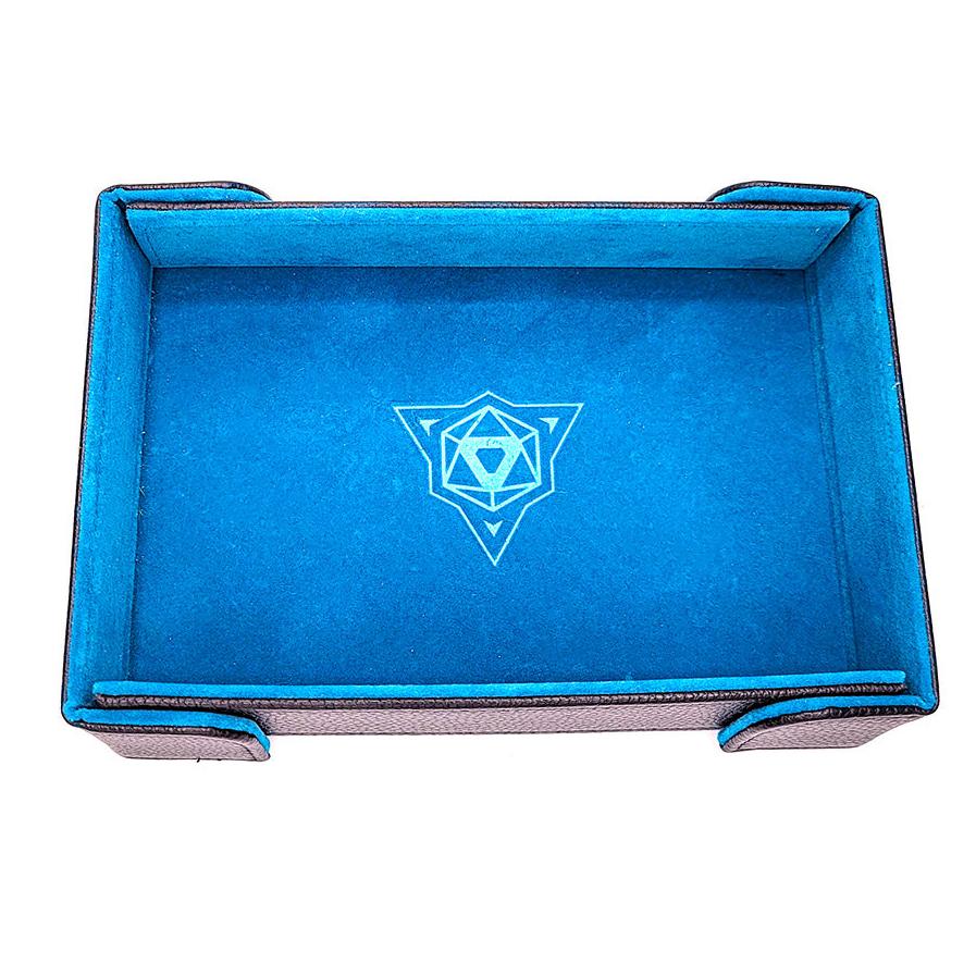 Magnetic Rectangle Dice Tray: Teal Velvet
