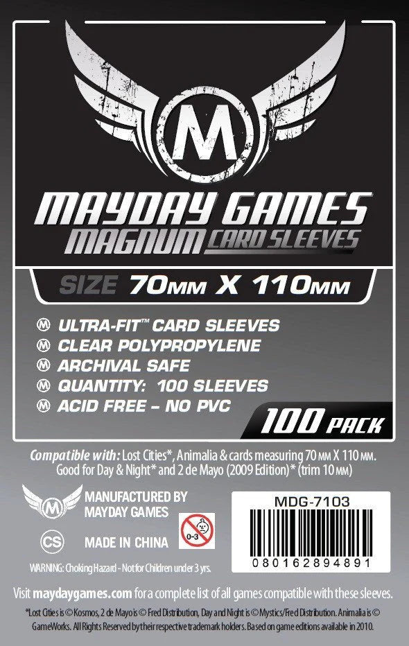 Magnum Card Sleeves (70x110mm, 100 Sleeves)