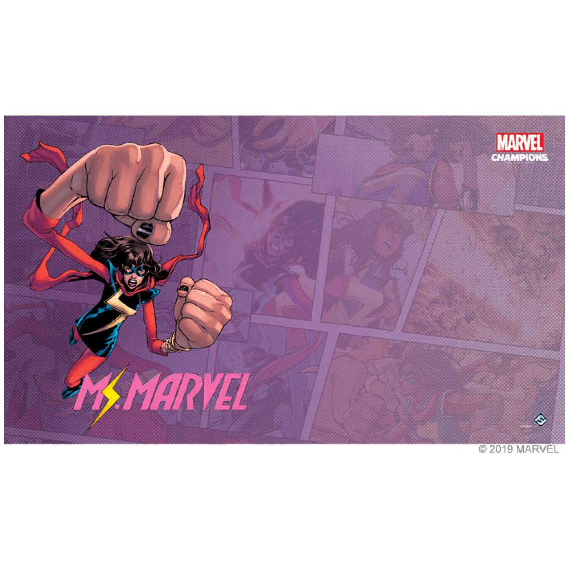 Marvel Champions: Ms. Marvel Game Mat