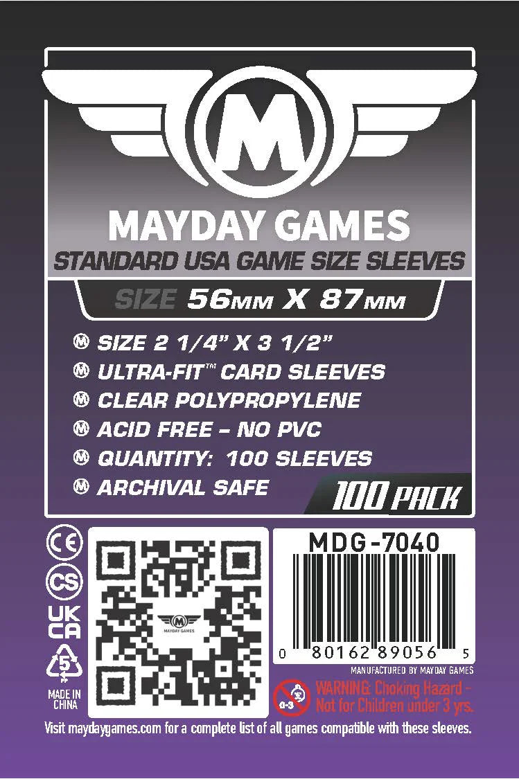 Standard USA Premium Sleeves 56MM x 87MM (50)