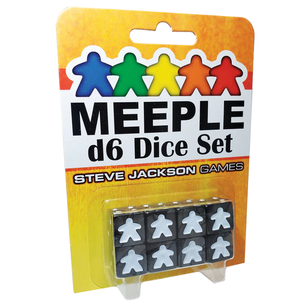 Meeple d6 Dice Set (Grey)
