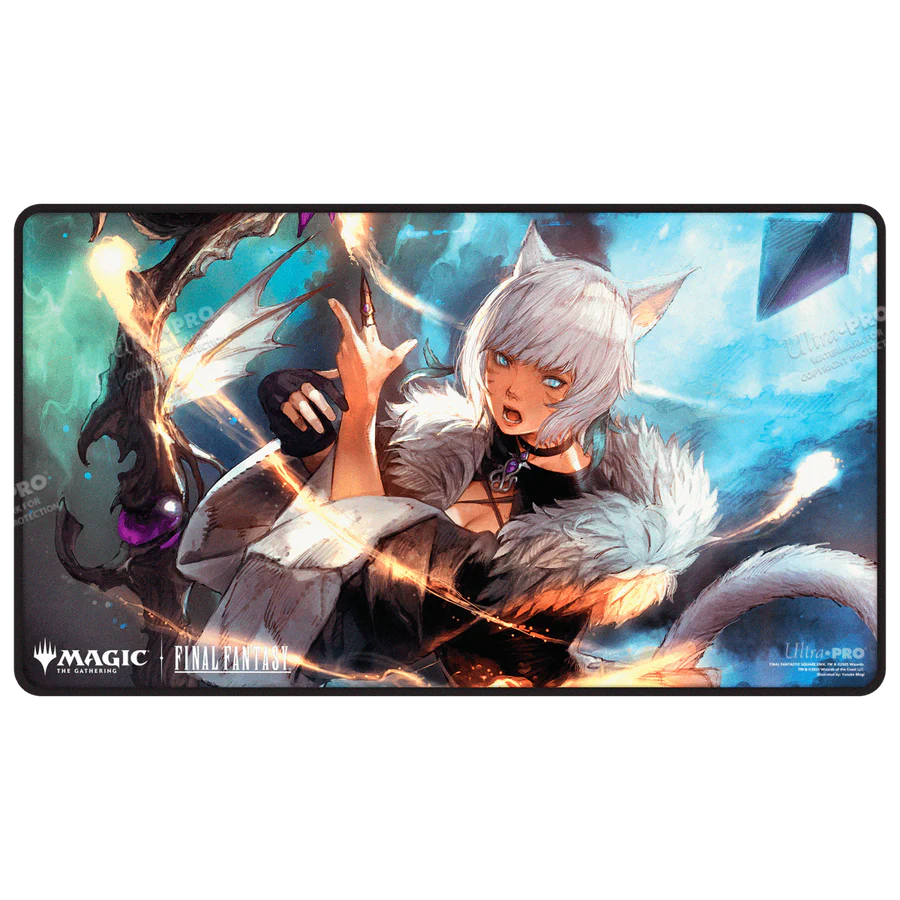 Magic: The Gathering - Final Fantasy: Y'shtola Rhul Black Stitched Playmat