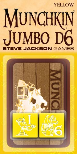 Munchkin Jumbo d6 (Yellow)