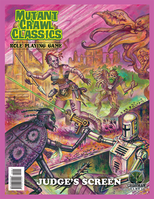 Mutant Crawl Classics: Role Playing Game - Judge's Screen