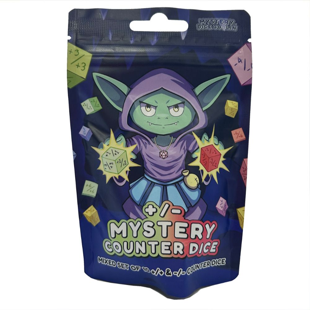 Mystery Counter Dice +/- Pack