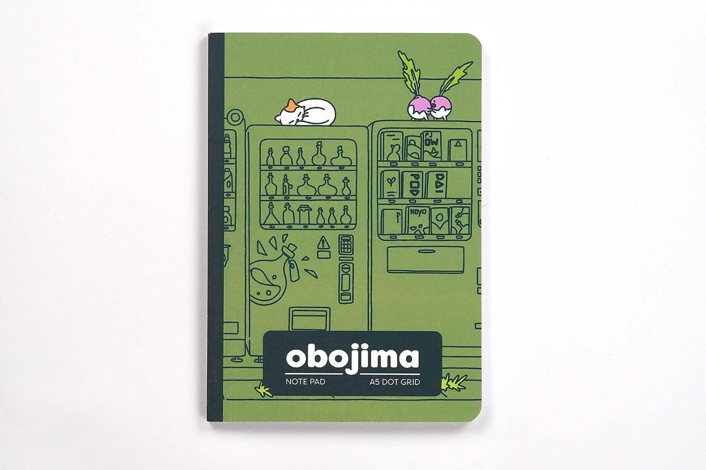 Obojima: A5 Journal Note Pad - Green