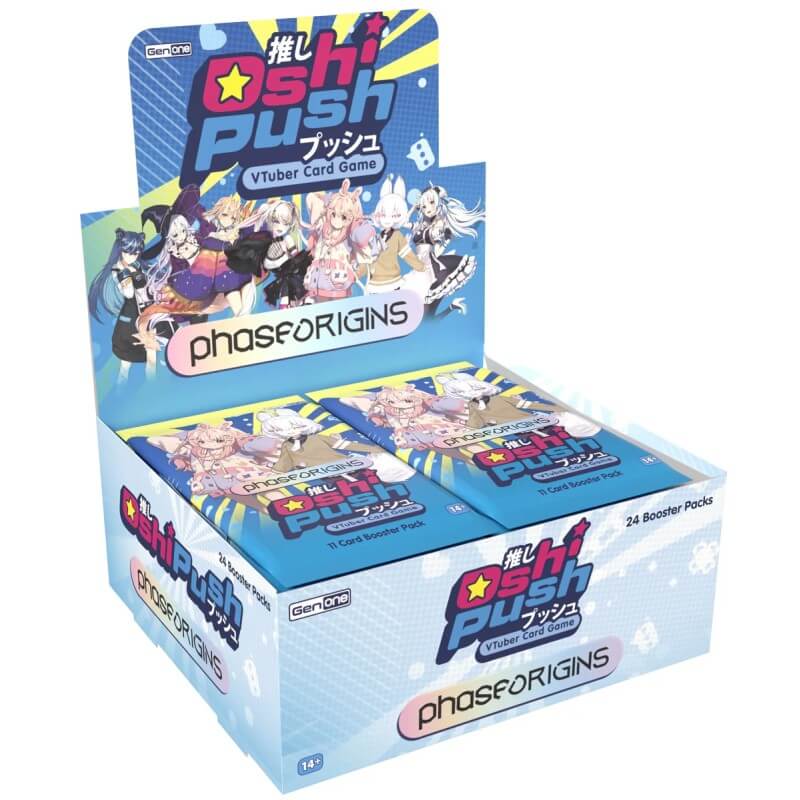 Oshi Push VTuber Card Game - Gen 1 Booster Display