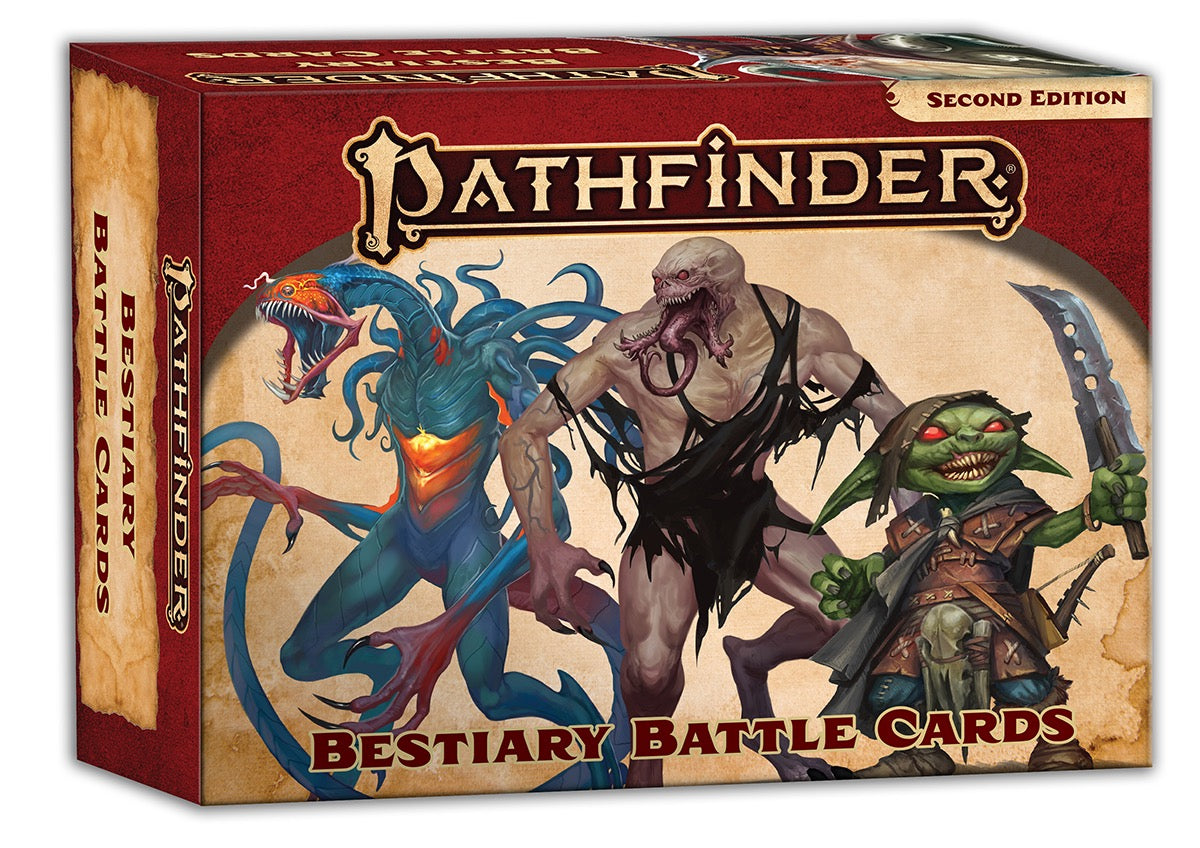 Pathfinder Second Edition: Bestiary Battle Cards