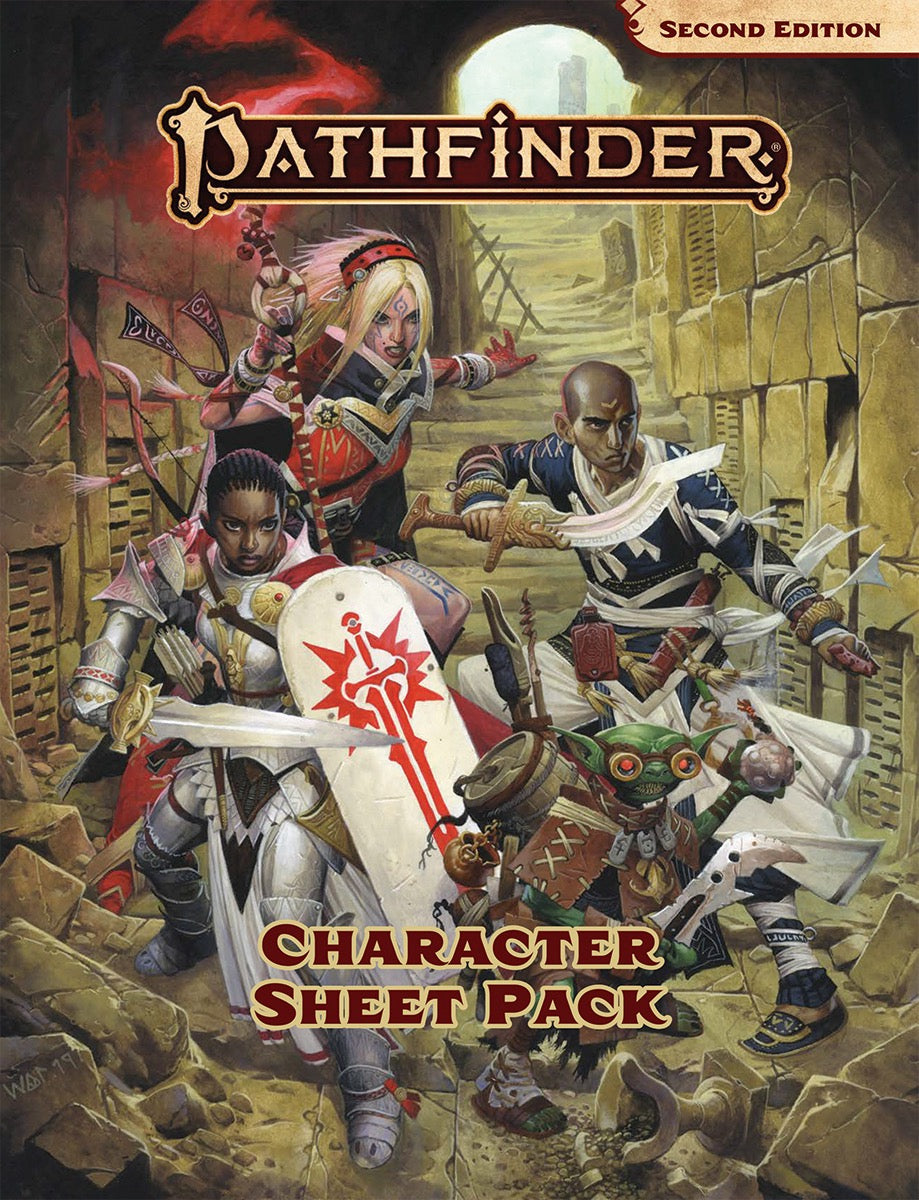 Pathfinder Second Edition: Character Sheet Pack
