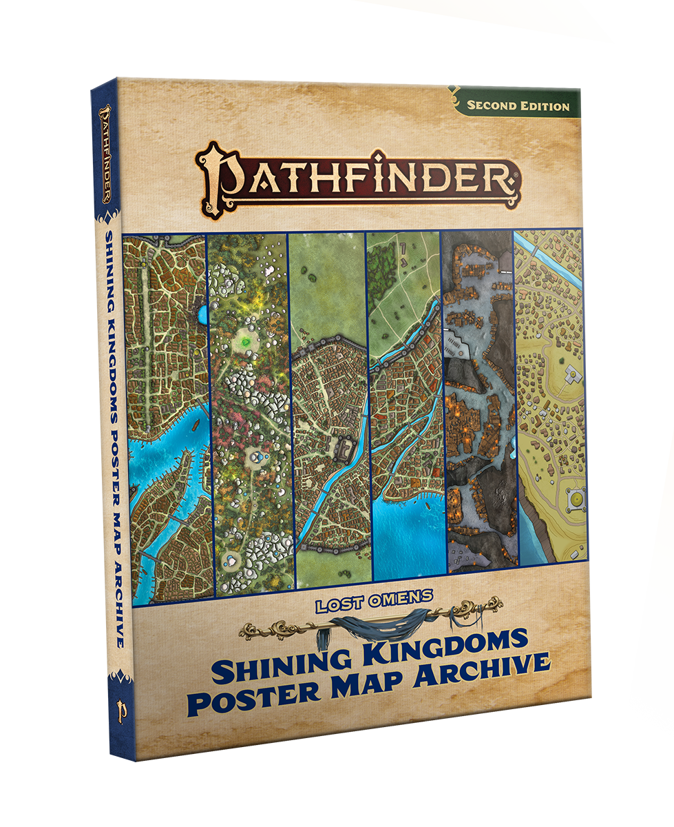 Pathfinder Second Edition: Lost Omens - Shining Kingdoms Poster Map Archive