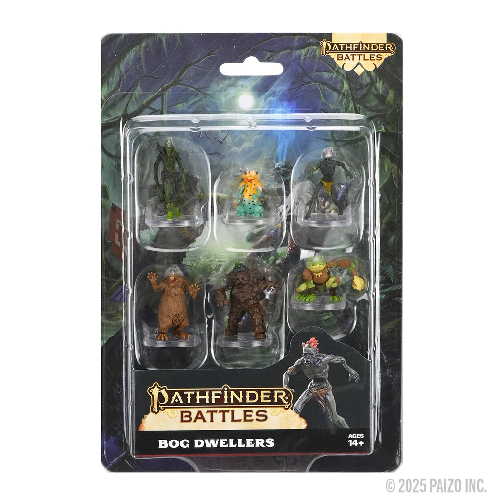 Pathfinder Battles Miniatures, Pre-Painted: Bog Dwellers