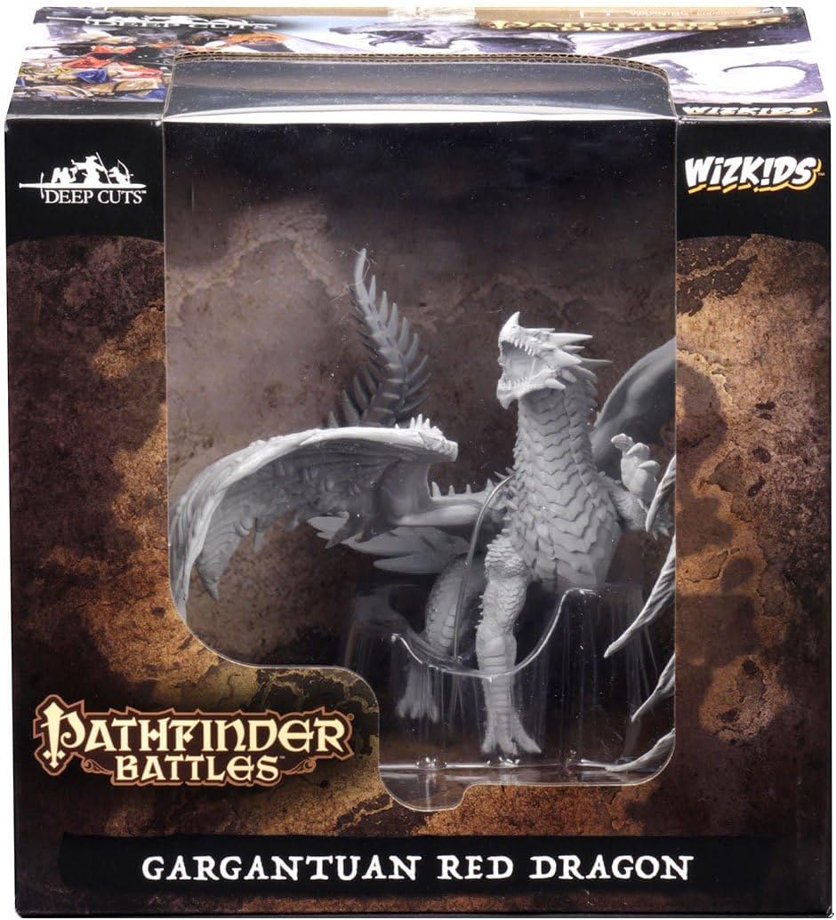 Deep Cuts: Pathfinder Battles Miniatures - Gargantuan Red Dragon