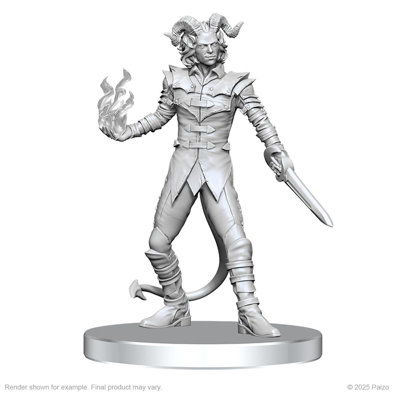 Pathfinder Battles Miniatures: Vordine (Infantry Devil) & Pitborn Rogue