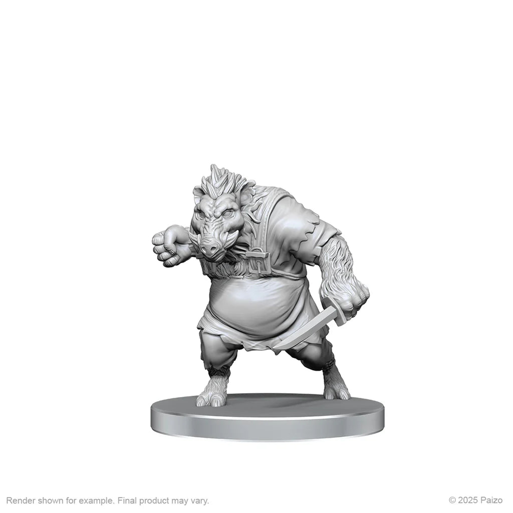 Pathfinder Battles Miniatures: Werewolf & Wereboar