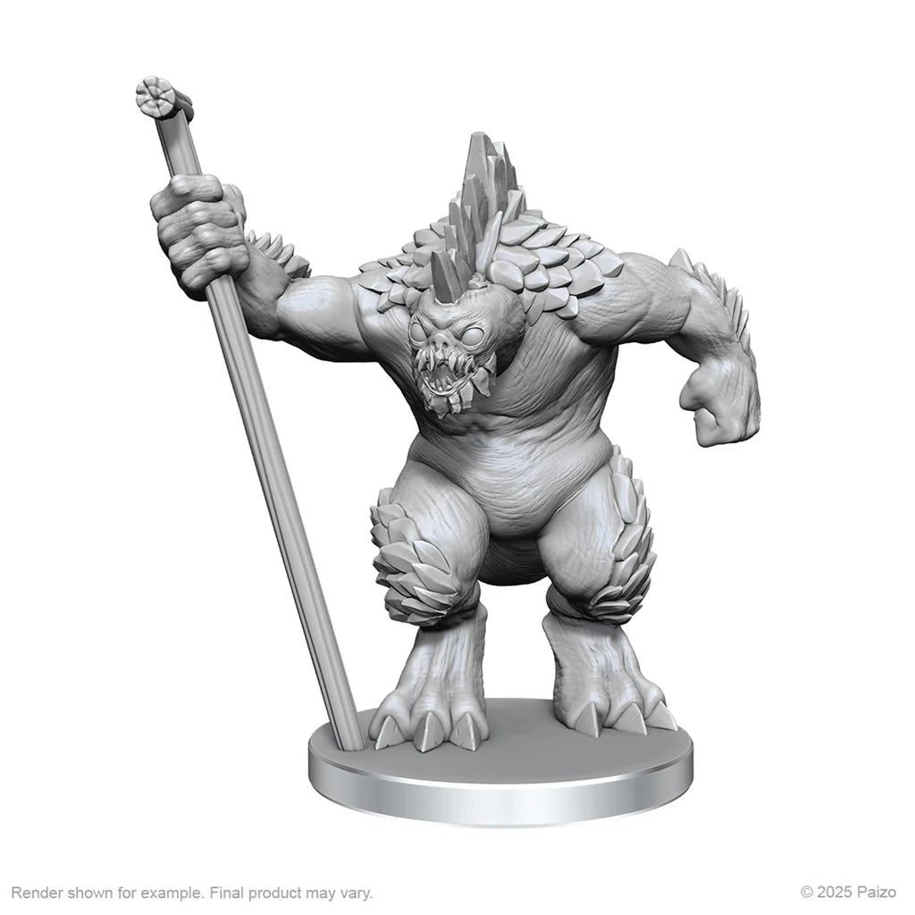 Pathfinder Battles Miniatures: Xulgath Skirmisher & Stoneliege