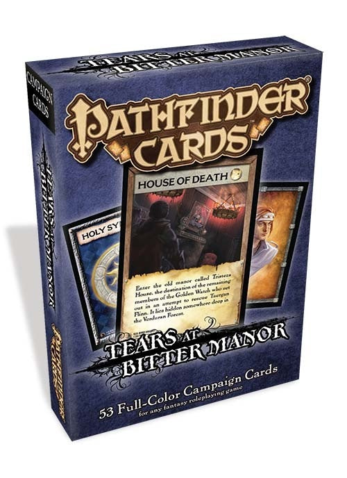 Pathfinder Cards: Tears at Bitter Manor Campaign Cards