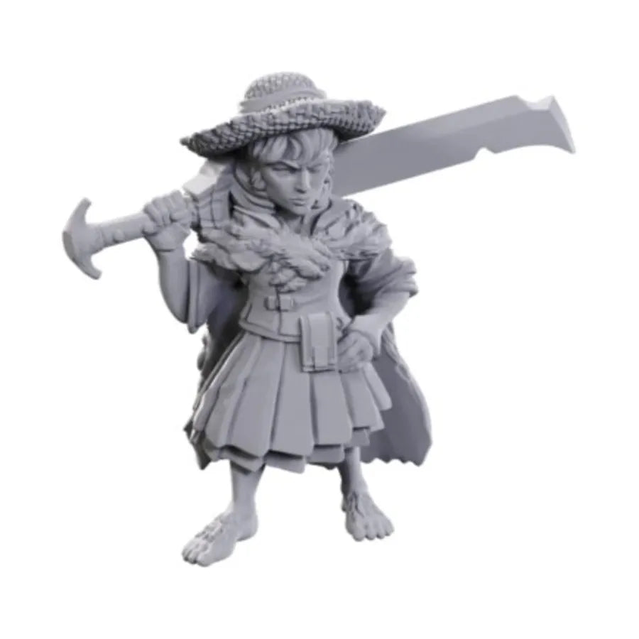 Pathfinder Battles Miniatures: Female Halfling Magus Low-Level