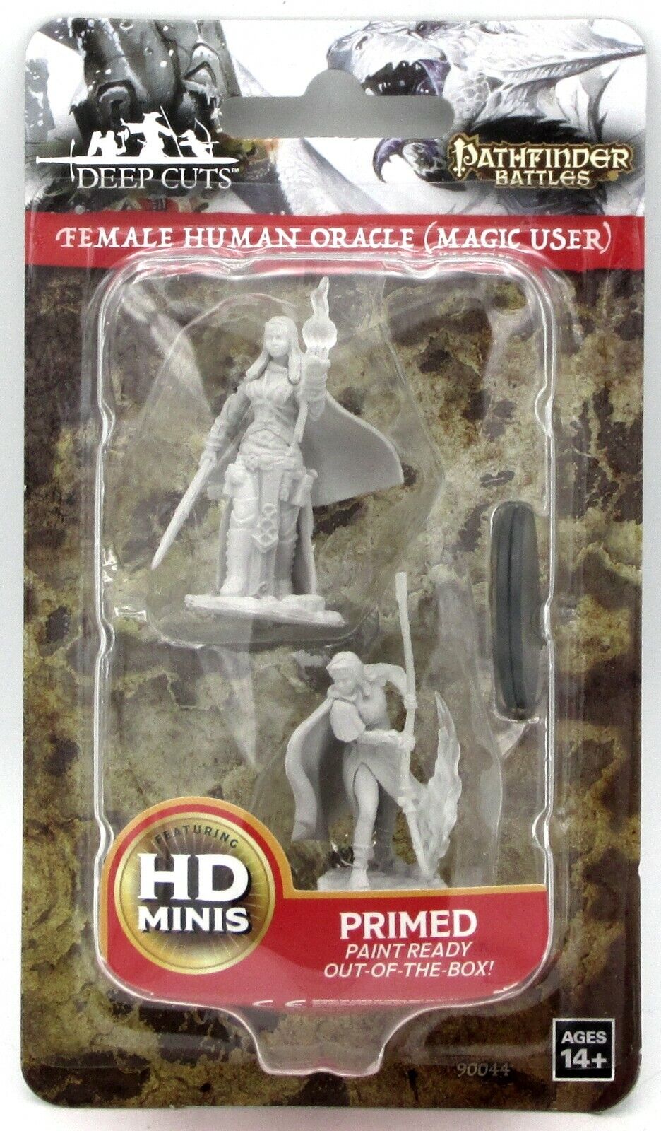 Pathfinder Battles Miniatures: Female Human Oracle (Magic User)