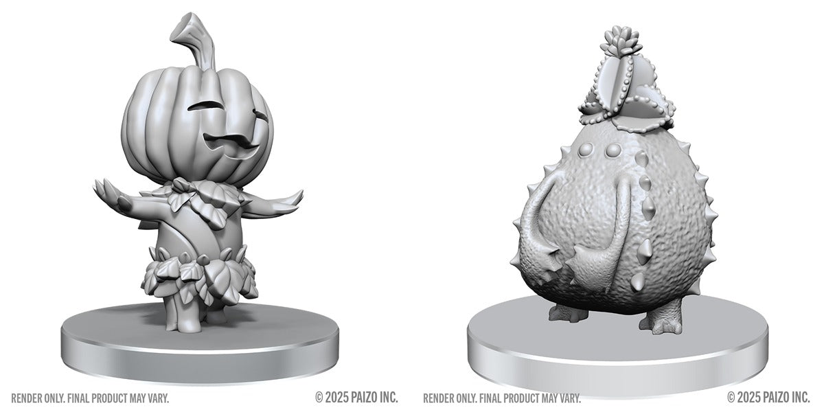 Pathfinder Battles Miniatures: Gourd Leshy and Cactus Leshy