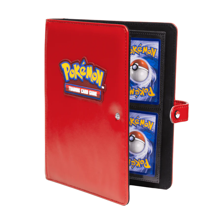 Pokemon Premium Red 4-Pocket Snap Binder