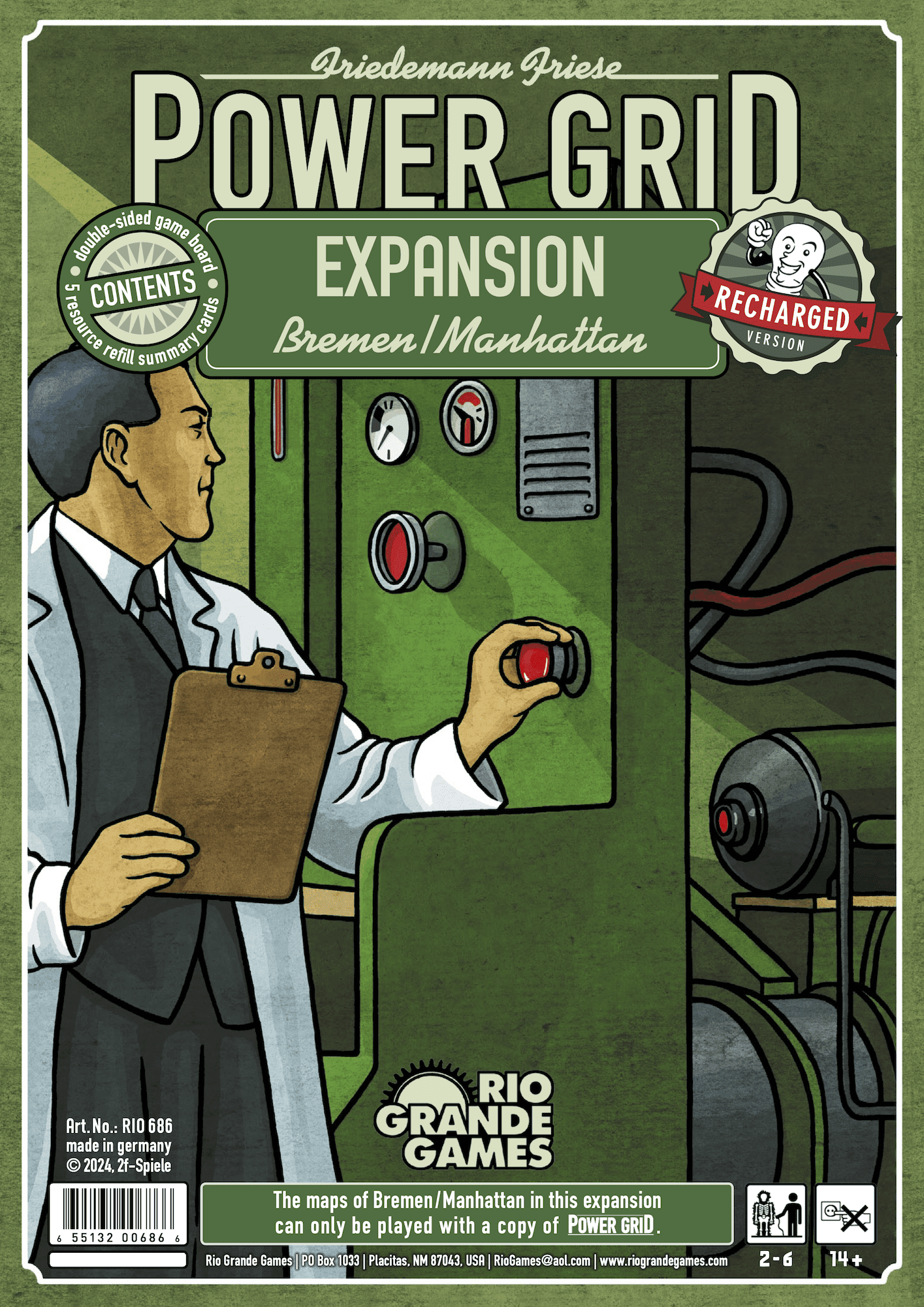 Power Grid (Recharged Edition): Bremen / Manhattan