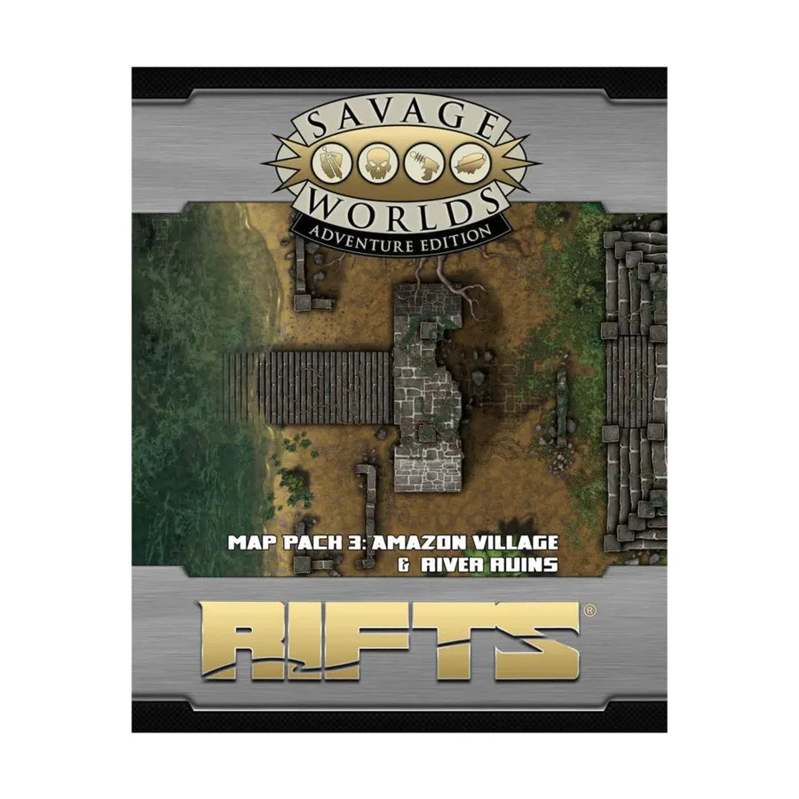 Savage Worlds: Rifts - Amazon Village & River Ruins Maps