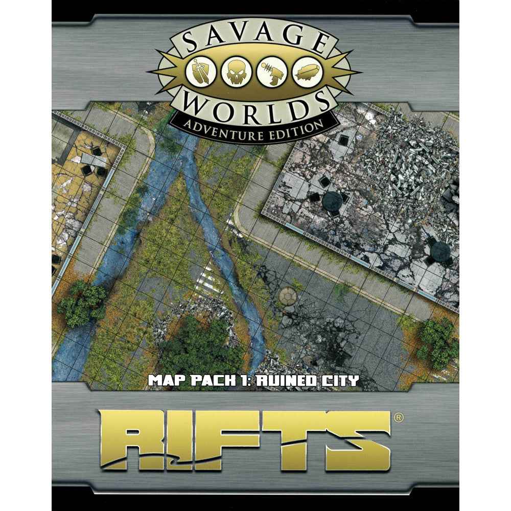 Savage Worlds: Rifts - Map Pack 1: Ruined City