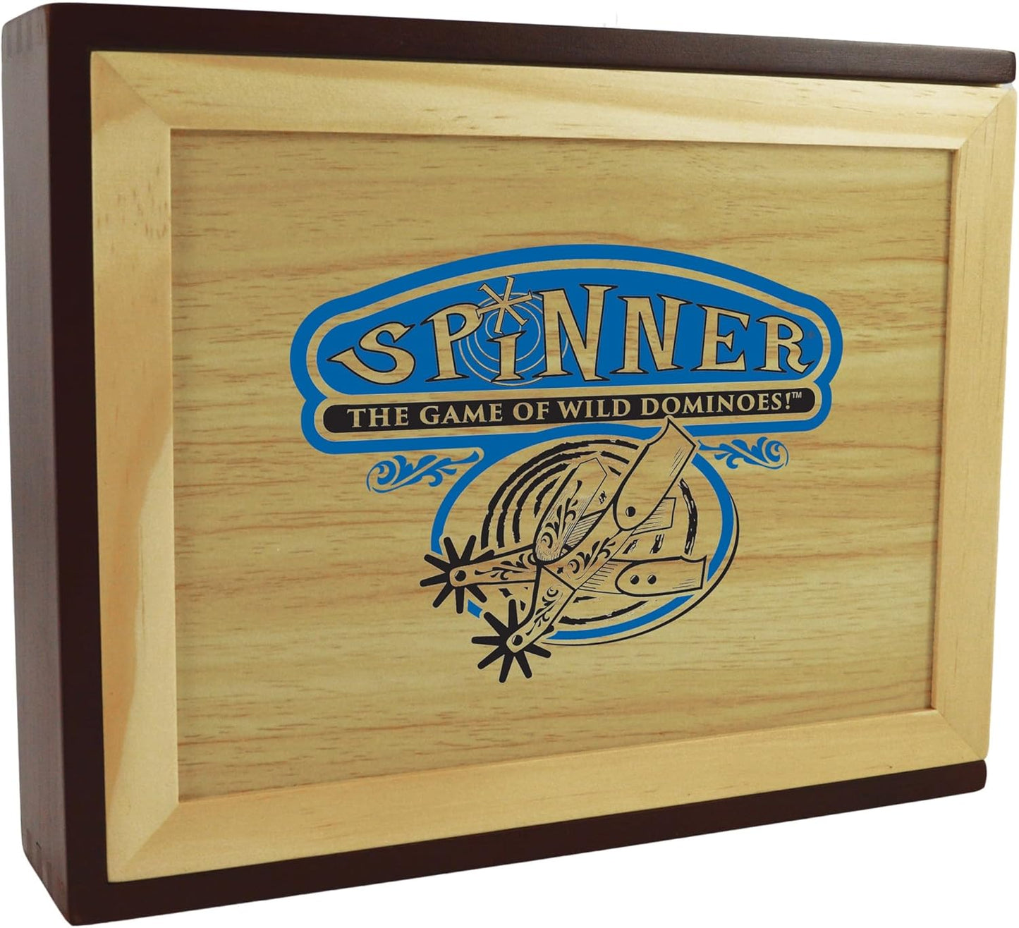 Spinner: The Game of Wild Dominoes! (Wooden Case)