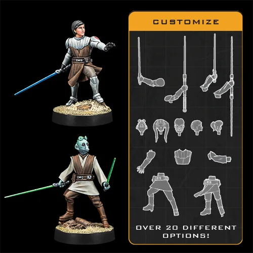 Star Wars: Legion - Customizable Jedi General & Knight